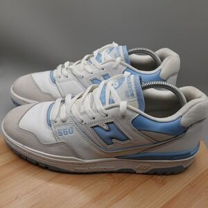 New Balance Shoes Mens 11D White Blue 550 Low Top Sneakers Casual BB550LSB Flaws